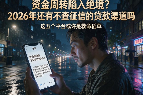资金周转陷入绝境？2026年还有不查征信的贷款渠道吗，这五个平台或许是救命稻草