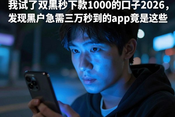 我试了双黑秒下款1000的口子2026，发现黑户急需三万秒到的app竟是这些