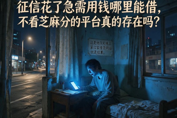 征信花了急需用钱哪里能借？不看芝麻分的平台真的存在吗？