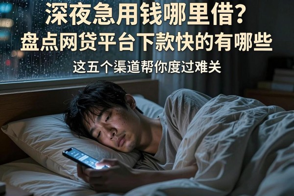 深夜急用钱哪里借？盘点网贷平台下款快的有哪些，这五个渠道帮你度过难关
