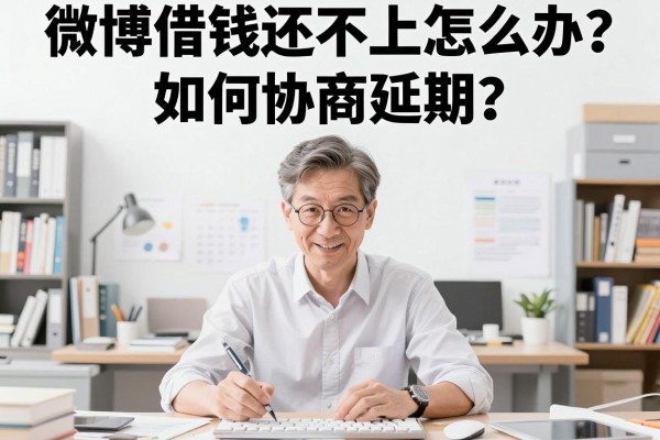 微博借钱还不上怎么办？如何协商延期？揭秘微博借钱延期协商还款流程与靠谱替代方案