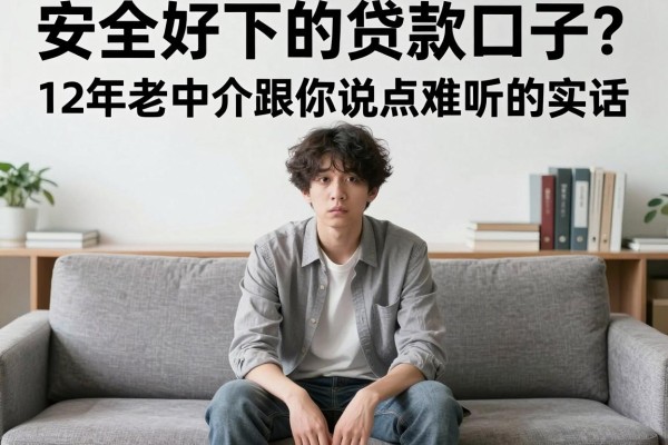 安全好下的贷款口子?12年老中介跟你说点难听的实话