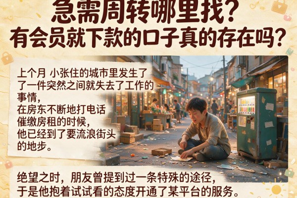 急需周转哪里找？有会员就下款的口子真的存在吗？揭秘五个靠谱平台