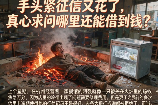 手头紧征信又花了，真心求问哪里还能借到钱？