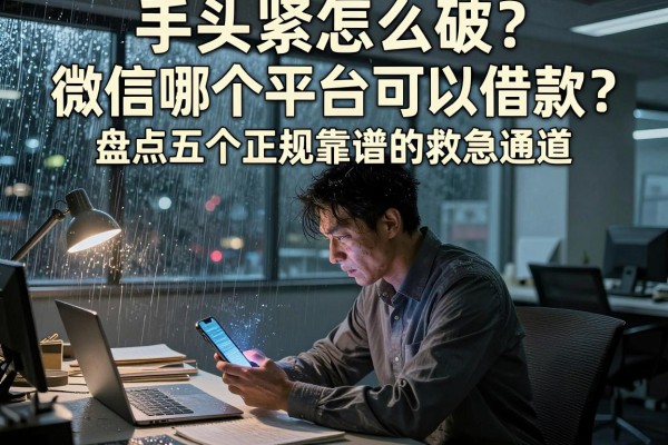 手头紧怎么破？微信哪个平台可以借款？盘点五个正规靠谱的救急通道