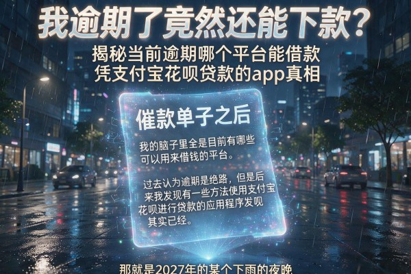我逾期了竟然还能下款？揭秘当前逾期哪个平台能借款及凭支付宝花呗贷款的app真相