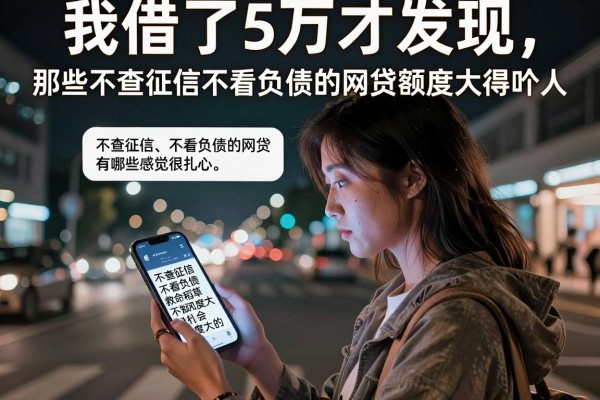 我借了5万才发现，那些不查征信不看负债的网贷额度大得吓人