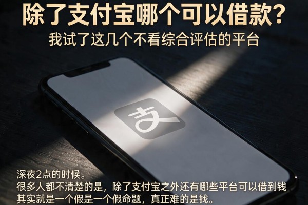 除了支付宝哪个可以借款？我试了这几个不看综合评估的平台