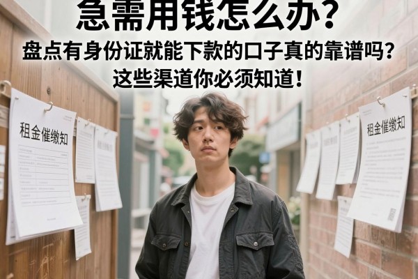 急需用钱怎么办?盘点有身份证就能下款的口子真的靠谱吗?这些渠道你必须知道!