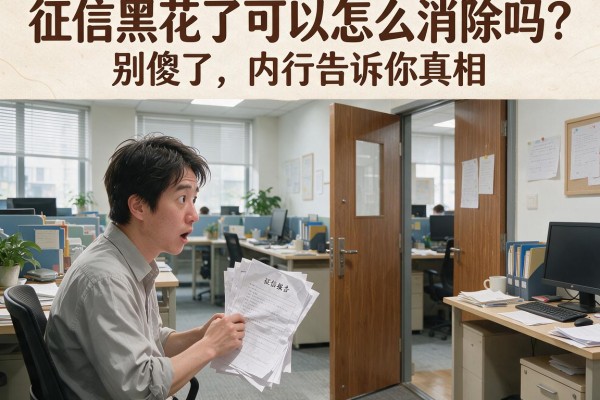 征信黑花了可以怎么消除吗？别傻了，内行告诉你真相