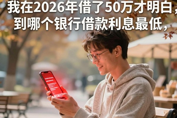 我在2026年借了50万才明白，到哪个银行借款利息最低，那些综合评分不足有负债都能下款app根本不是救命稻草