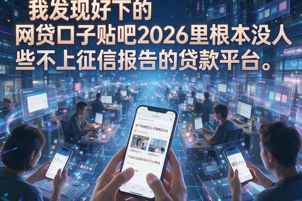 我发现好下的网贷口子贴吧2026里根本没人提这些不上征信报告的贷款平台