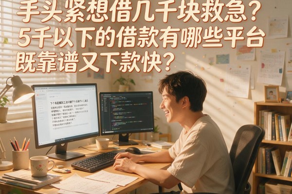 手头紧想借几千块救急？5千以下的借款有哪些平台既靠谱又下款快？