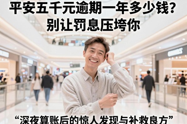 平安五千元逾期一年多少钱？别让罚息压垮你，深夜算账后的惊人发现与补救良方