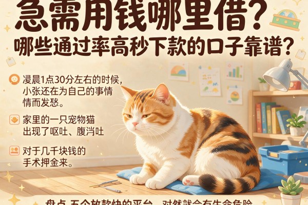 急需用钱哪里借？哪些通过率高秒下款的口子靠谱？盘点五个放款快的平台