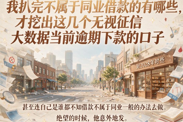 我扒完不属于同业借款的有哪些，才挖出这几个无视征信大数据当前逾期下款的口子