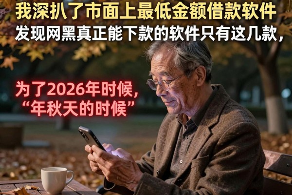 我深扒了市面上最低金额借款软件，发现网黑真正能下款的软件只有这几款