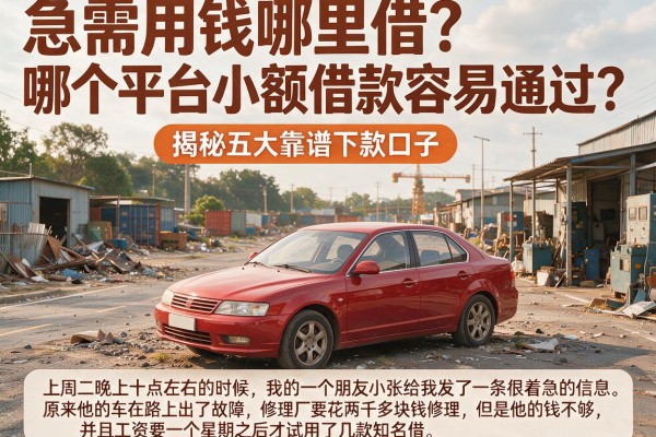 急需用钱哪里借？哪个平台小额借款容易通过？揭秘五大靠谱下款口子