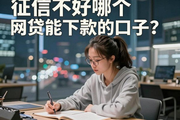 征信不好哪个网贷能下款的口子？我试了8家只有这3家给额度