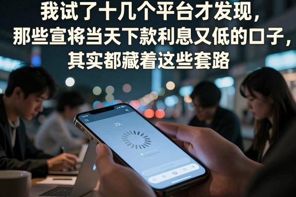 我试了十几个平台才发现，那些宣称当天下款利息又低的口子，其实都藏着这些套路
