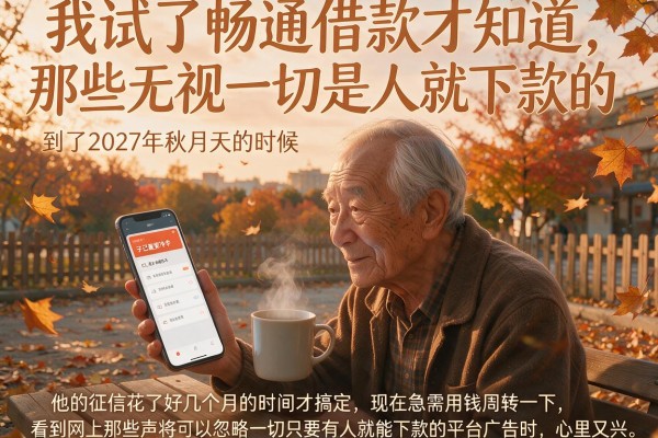 我试了畅通借款才知道，那些无视一切是人就下款的平台全是坑