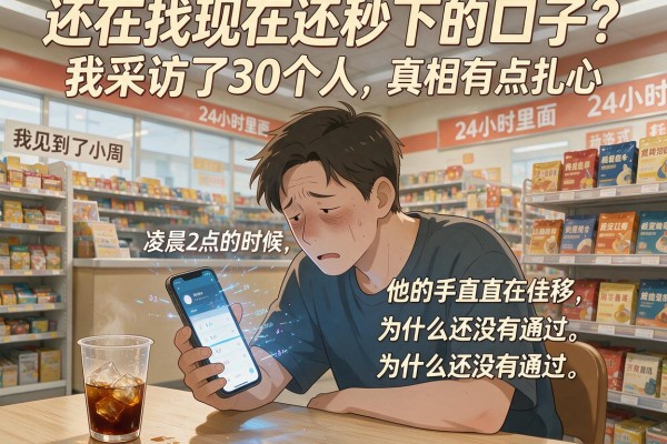 还在找现在还秒下的口子？我采访了30个人，真相有点扎心