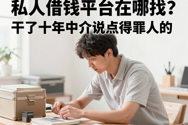 私人借钱平台在哪找？干了十年中介说点得罪人的