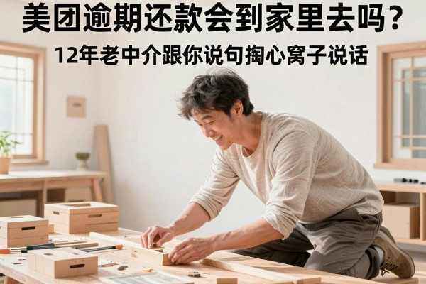 美团逾期还款会到家里去吗？12年老中介跟你说句掏心窝子的话