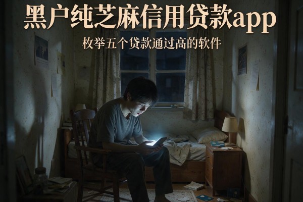黑户纯芝麻信用贷款app，枚举五个贷款通过高的软件