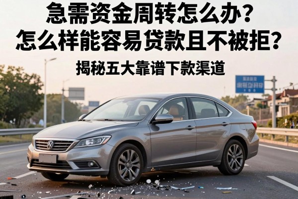 急需资金周转怎么办？怎么样能容易贷款且不被拒？揭秘五大靠谱下款渠道