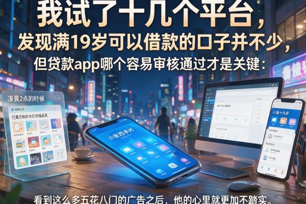 我试了十几个平台，发现满19岁可以借款的口子并不少，但贷款app哪个容易审核通过才是关键