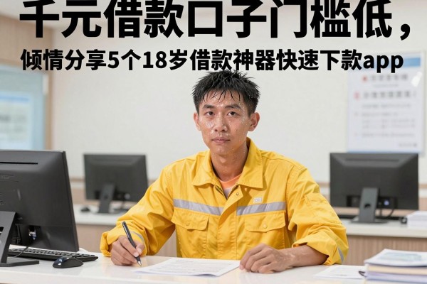 千元借款口子门槛低，倾情分享5个18岁借款神器快速下款app