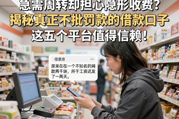 急需周转却担心隐形收费？揭秘真正不批罚款的借款口子，这五个平台值得信赖！