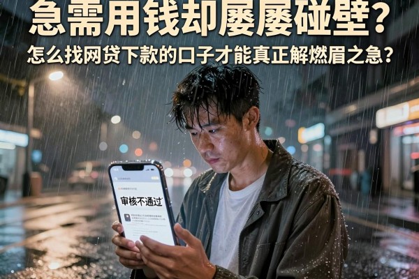 急需用钱却屡屡碰壁？怎么找网贷下款的口子才能真正解燃眉之急？