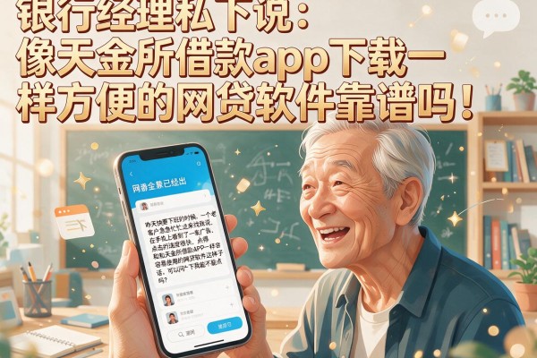 银行经理私下说：像天金所借款app下载一样方便的网贷软件靠谱吗