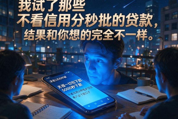 我试了那些不看信用分秒批的贷款，结果和你想的完全不一样