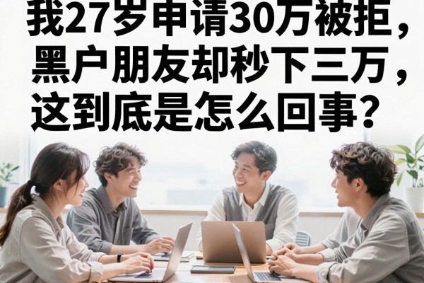 我27岁申请30万被拒，黑户朋友却秒下三万，这到底是怎么回事