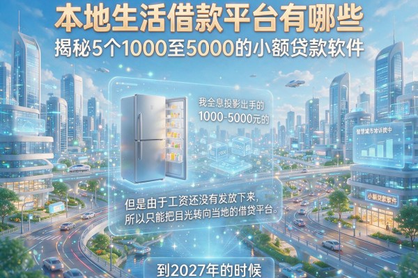 本地生活借款平台有哪些,揭秘5个1000至5000的小额贷款软件
