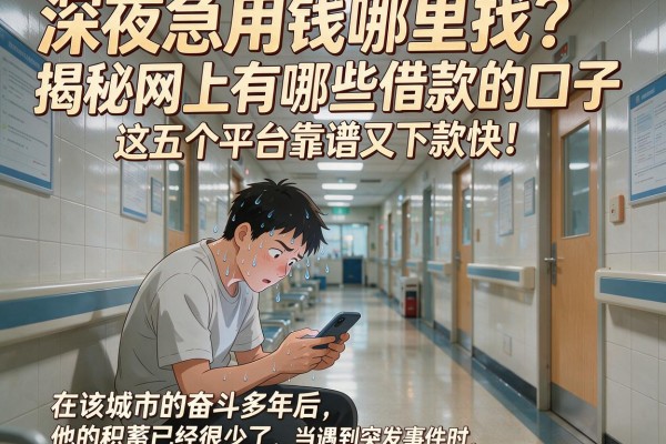 深夜急用钱哪里找？揭秘网上有哪些借款的口子，这五个平台靠谱又下款快！