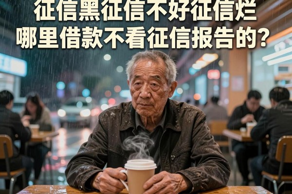 征信黑征信不好征信烂哪里借款不看征信报告的？我调查后的答案很残酷