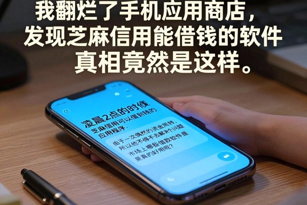 我翻烂了手机应用商店，发现芝麻信用能借钱的软件真相竟然是这样