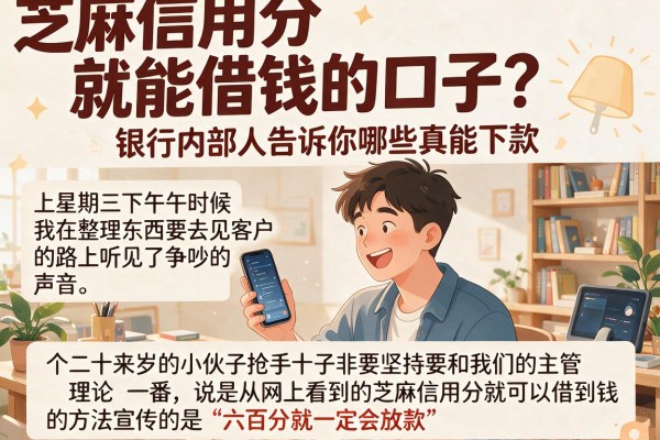 芝麻信用分就能借钱的口子？银行内部人告诉你哪些真能下款