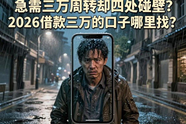 急需三万周转却四处碰壁？2026借款三万的口子哪里找？这几个靠谱平台你知道吗？