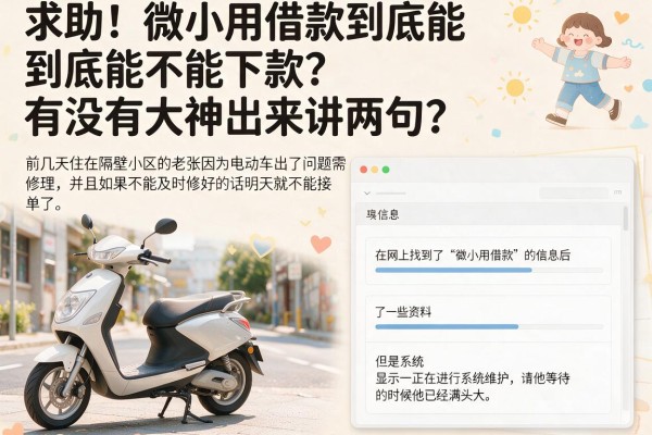 求助！微小用借款到底能不能下款？有没有大神出来讲两句？