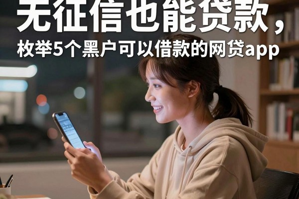无征信也能贷款，枚举5个黑户可以借款的网贷app