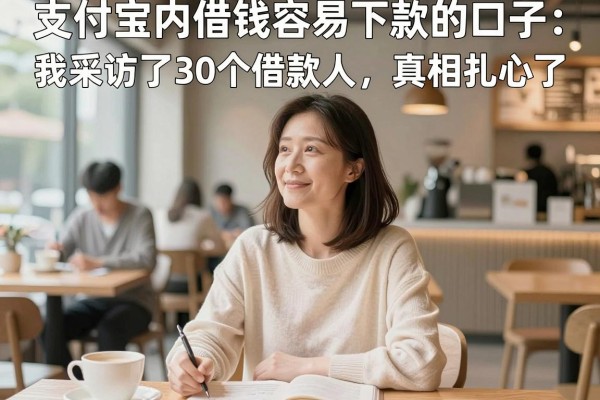 支付宝内借钱容易下款的口子：我采访了30个借款人，真相扎心了