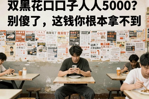 双黑花口子人人5000？别傻了，这钱你根本拿不到