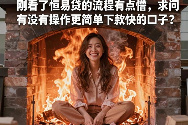 刚看了恒易贷的流程有点懵，求问有没有操作更简单下款快的口子？