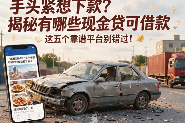 手头紧想下款？揭秘有哪些现金贷可借款，这五个靠谱平台别错过！