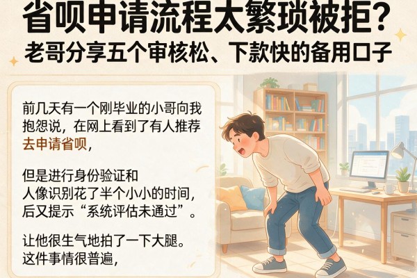 省呗申请流程太繁琐被拒？老哥分享五个审核松、下款快的备用口子